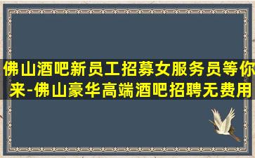 佛山酒吧新员工招募女服务员等你来-佛山豪华高端酒吧招聘无费用接送上下班